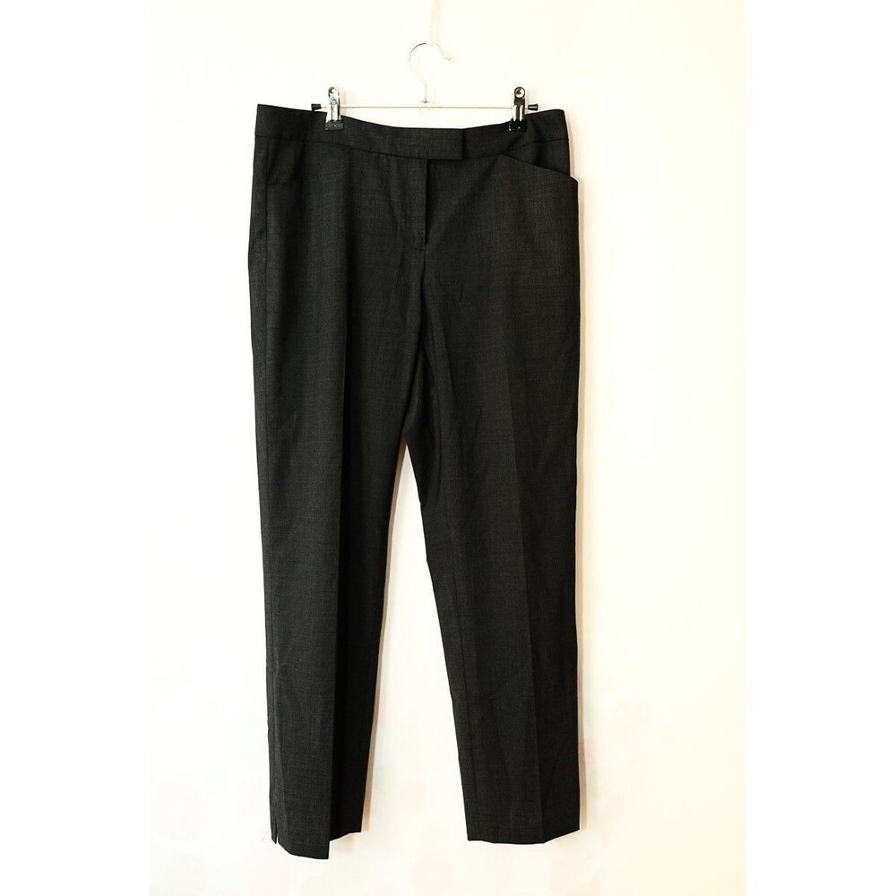 Lafayette‎ 148 Irving dark gray charcoal dress pants work 6